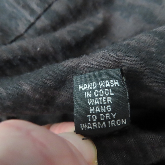 RARE JAN HILMER CAMO BUTTON UP COTTON SHIRT SZ L (FLAWED) - Picture 8 of 9